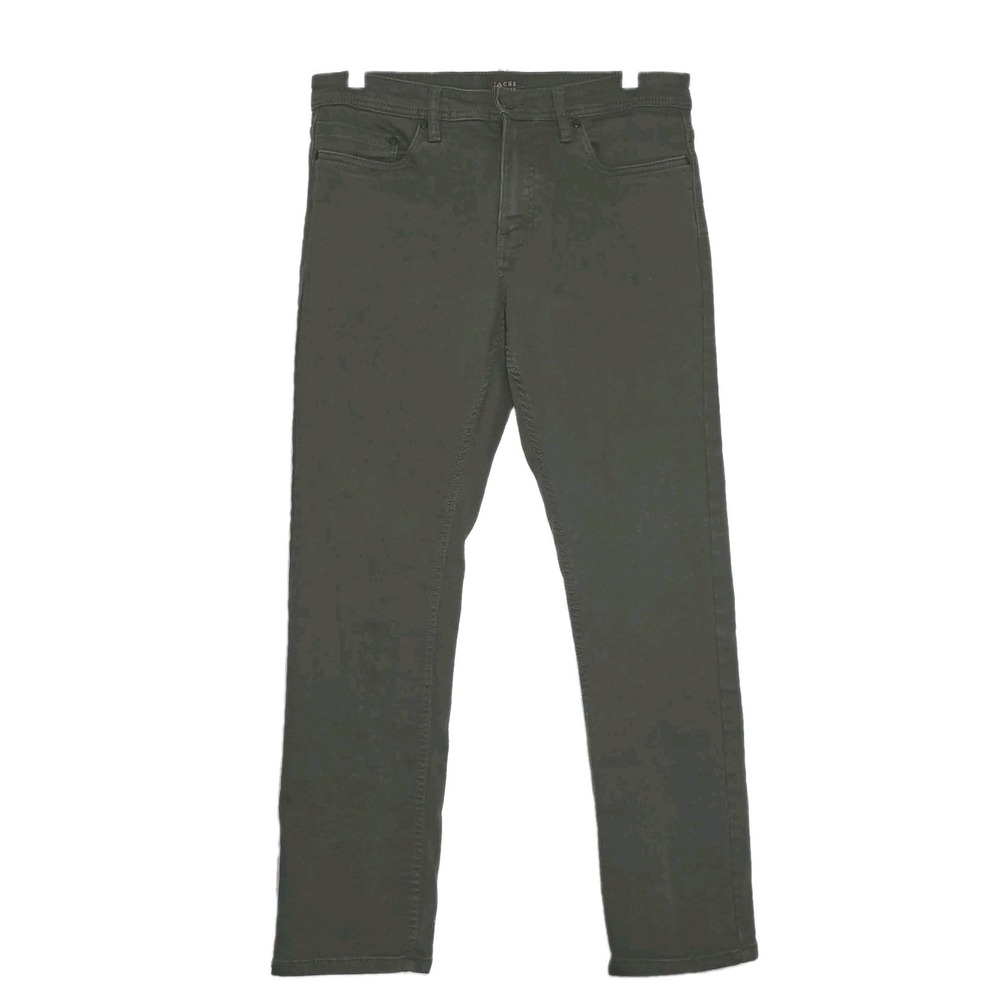 JACHS New York Men's Traveler Pant Jeans Olive Green Size 32×30 Guc